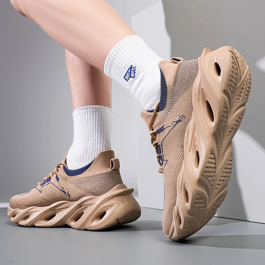Men's Shoes Sneakers Casual Breathable Fashion Loafers Running Shoes Mesh Breathable and Durable All Season Shoes Size 39-46