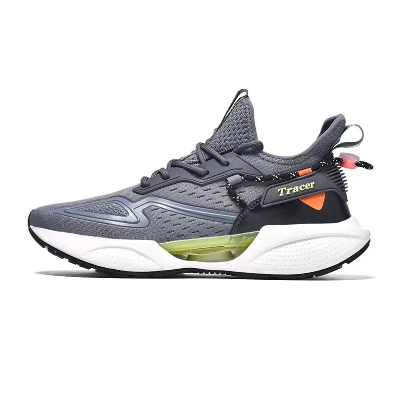 Men Casual Sneakers Fashion Outdoor Mesh Breathable Cushioning Basketball Footwear Daily Non Slip Running Shoes for Commuting