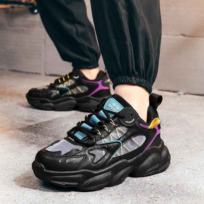 Oversized New Men's Casual Shoes Sneakers Are Lightweight  Simple  Versatile  Slip Resistant  and Durable Running Shoes