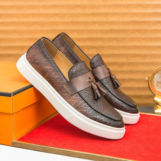 Fashionable Tassel Shoes From The United States Men Casual Comfortable Casual Shoes Men Business Travel Driving Shoes in 38-46