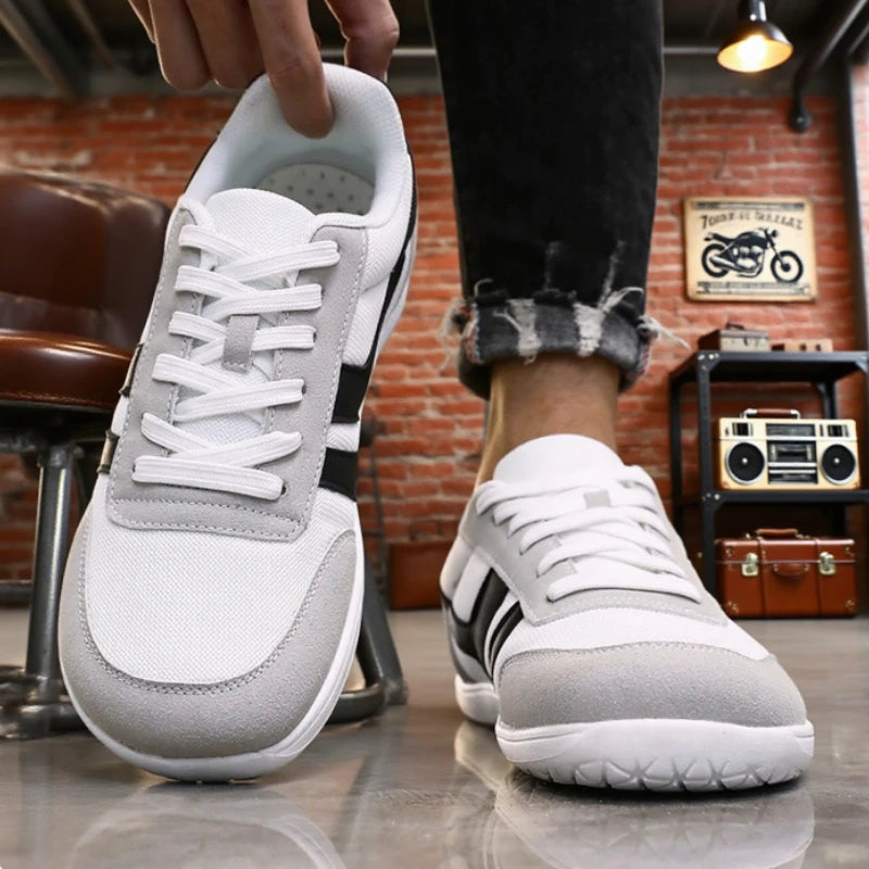 Men Wide Barefoot Shoes Minimalist Breathable Comfortable Walking Shoe Fashionable Lightweight Slip on Soft Man Trail Sneakers