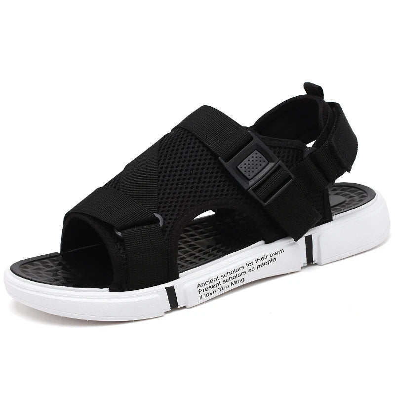Men's Sandals Comfortable Anti Slip Soled Men's Shoes Breathable Versatile Beach Shoes Lightweight Fashionable Casual Slippers