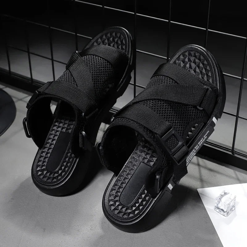 Men's Sandals Comfortable Anti Slip Soled Men's Shoes Breathable Versatile Beach Shoes Lightweight Fashionable Casual Slippers