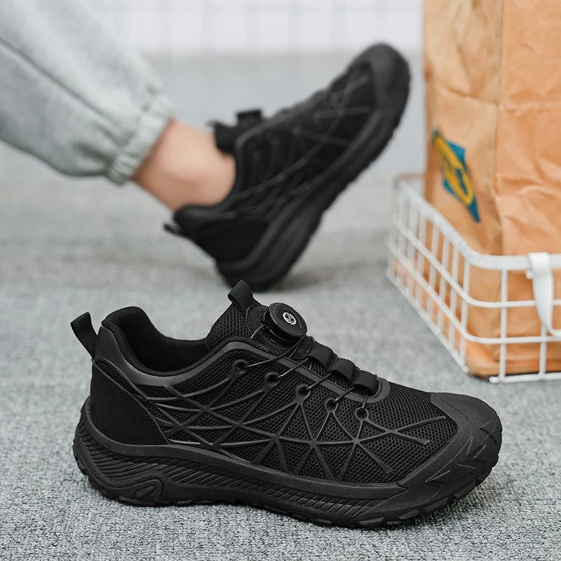 New Autumn Men's Casual Shoes Outdoor Sports Thin Breathable Comfortable Soft Wear-resistant Anti-slip Outdoor Hiking Shoes
