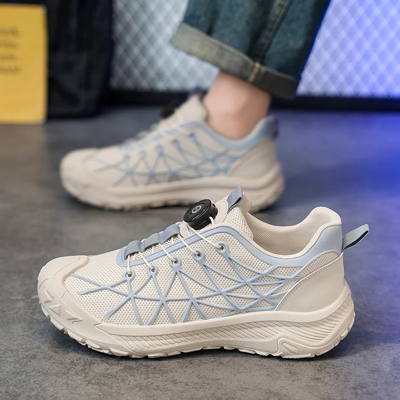 New Autumn Men's Casual Shoes Outdoor Sports Thin Breathable Comfortable Soft Wear-resistant Anti-slip Outdoor Hiking Shoes