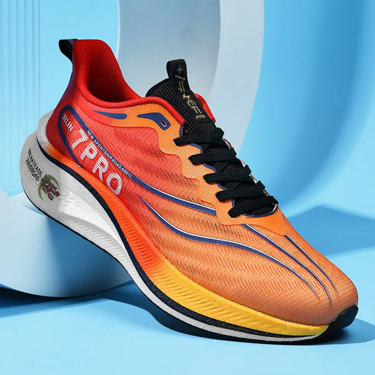 Mens Running Shoes Cushion Footbed Sport Walking Shoes Summer Outdoor Comfortable Breathable Tennis Shoes Mesh Casual Sneakers