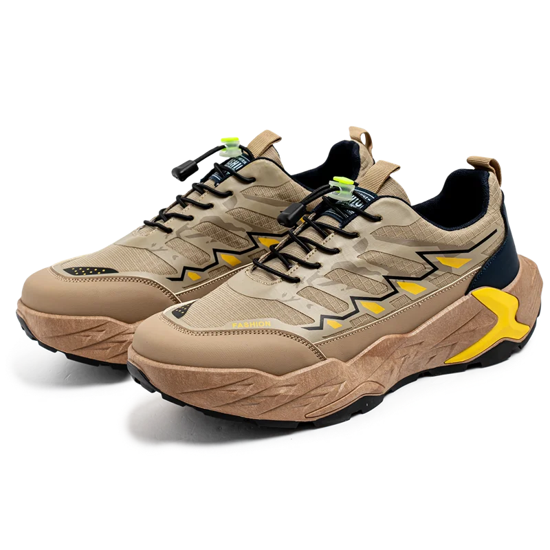New Men's Sports Shoes with Anti Slip  Wear-resistant  Rebound and Versatile Outdoor Running Shoes  Daily Versatile Hiking Shoes