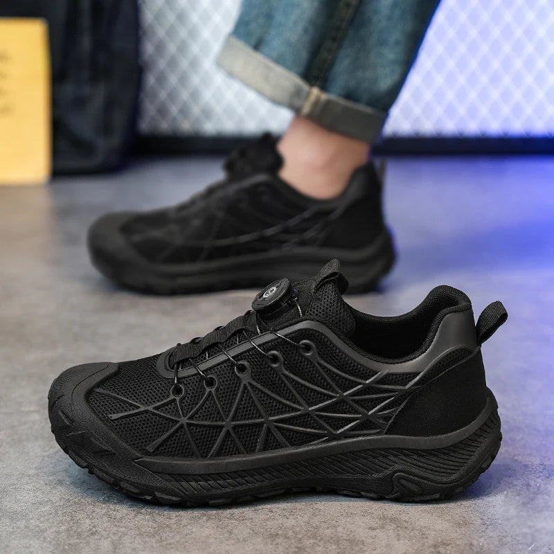 New Autumn Men's Casual Shoes Outdoor Sports Thin Breathable Comfortable Soft Wear-resistant Anti-slip Outdoor Hiking Shoes