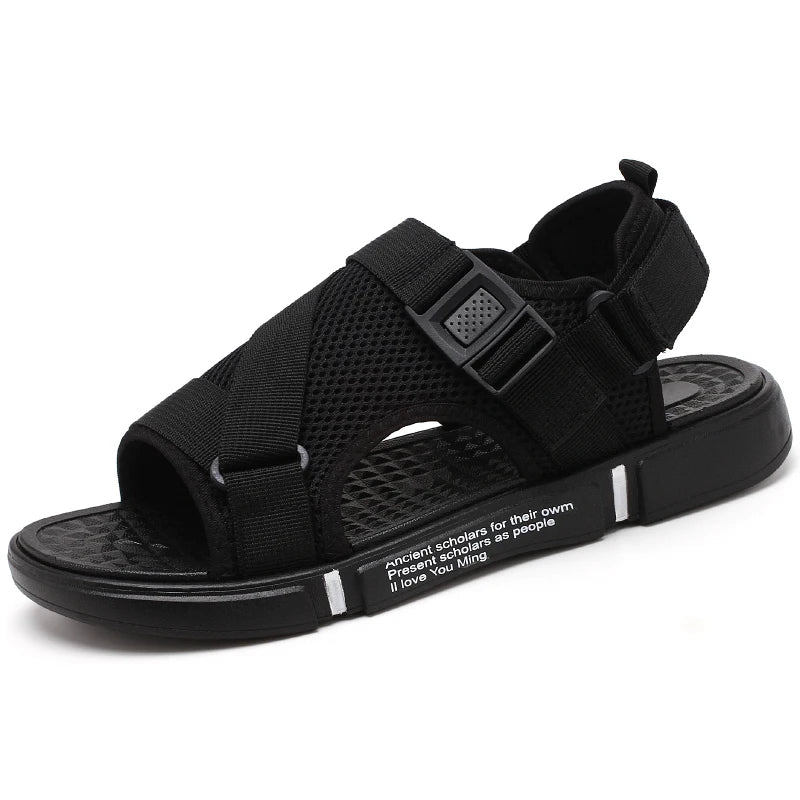 Men's Sandals Comfortable Anti Slip Soled Men's Shoes Breathable Versatile Beach Shoes Lightweight Fashionable Casual Slippers