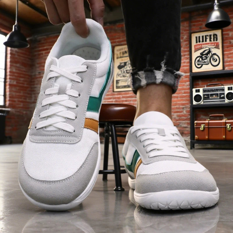 Men Wide Barefoot Shoes Minimalist Breathable Comfortable Walking Shoe Fashionable Lightweight Slip on Soft Man Trail Sneakers