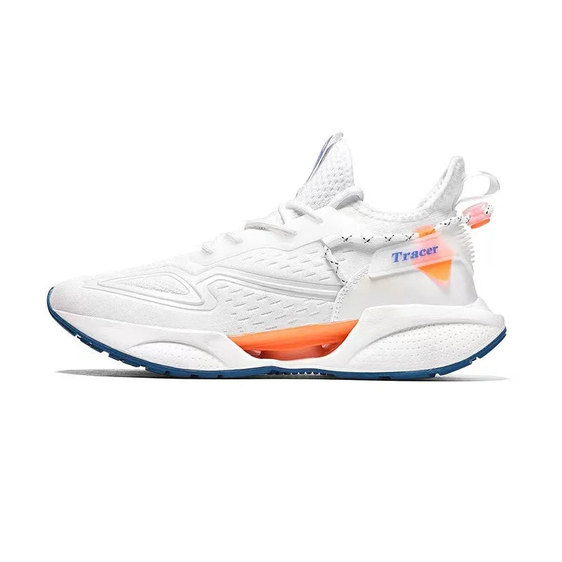 Men Casual Sneakers Fashion Outdoor Mesh Breathable Cushioning Basketball Footwear Daily Non Slip Running Shoes for Commuting
