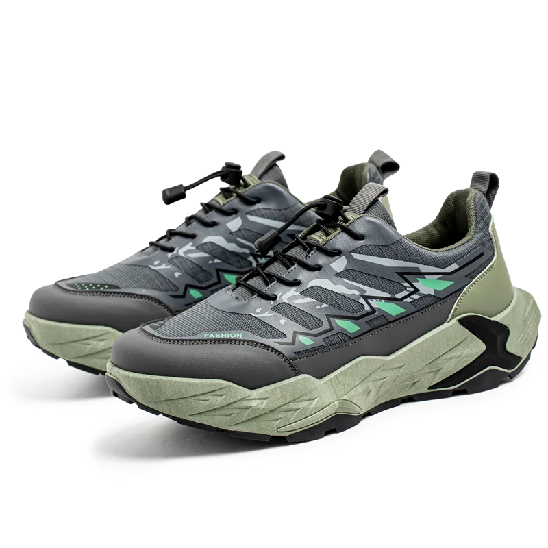 New Men's Sports Shoes with Anti Slip  Wear-resistant  Rebound and Versatile Outdoor Running Shoes  Daily Versatile Hiking Shoes