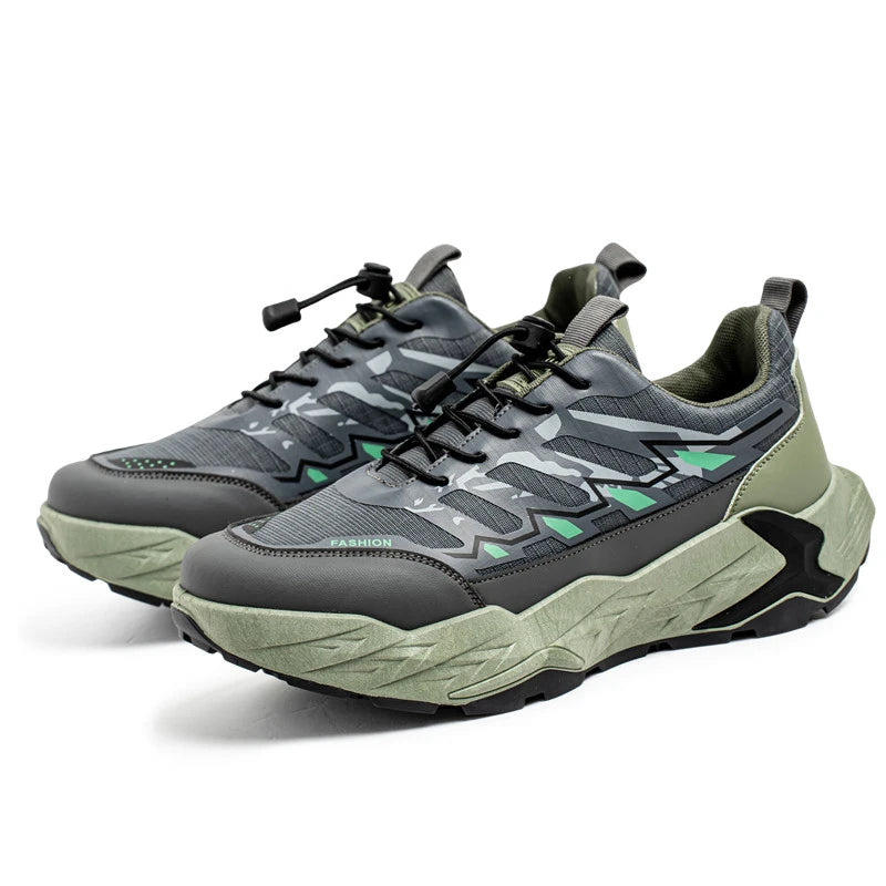 New Men's Sports Shoes with Anti Slip  Wear-resistant  Rebound and Versatile Outdoor Running Shoes  Daily Versatile Hiking Shoes