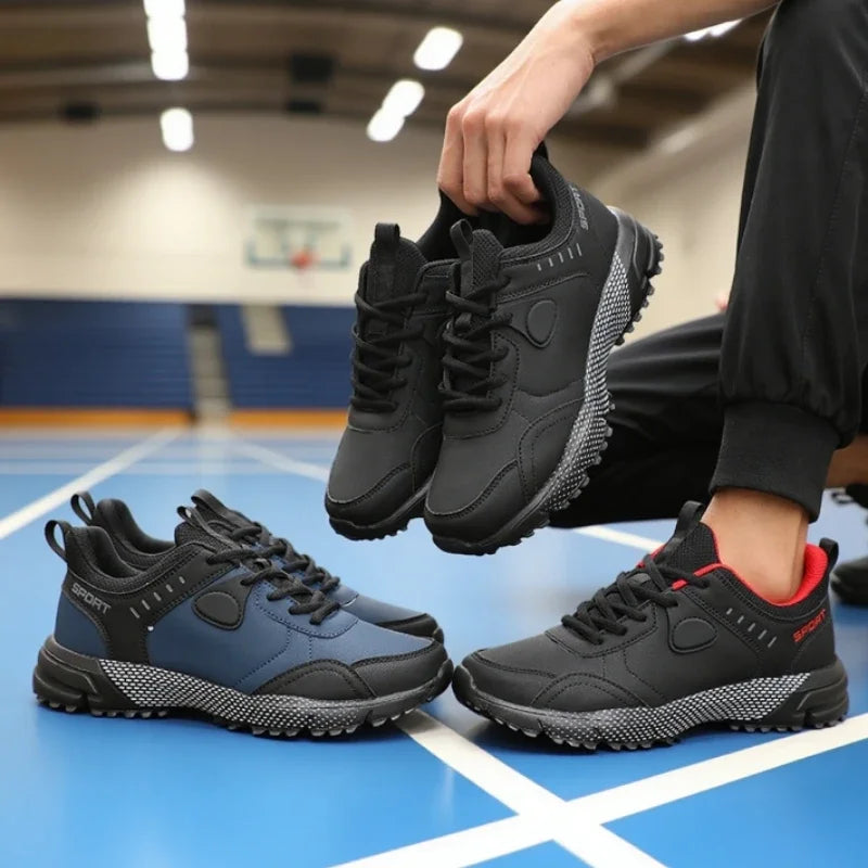 Men's Training Shoes Fashionable Durable Upper Hiking Shoes Anti Slip Breathable Outdoor Waterproof Hiking Camping Men's Shoes