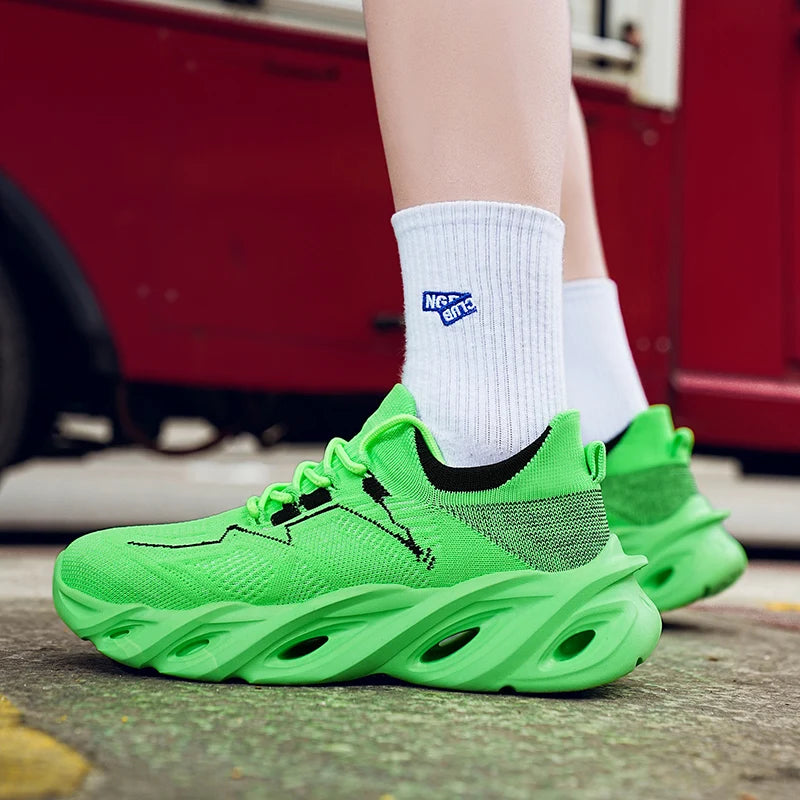 Men's Shoes Sneakers Casual Breathable Fashion Loafers Running Shoes Mesh Breathable and Durable All Season Shoes Size 39-46
