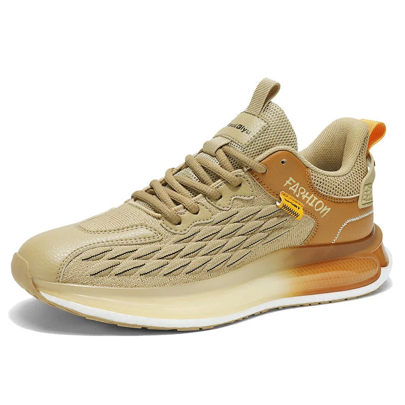 Men's Sports Shoes Comfortable and Breathable Mesh Lightweight Outdoor Casual Odor Proof and Wear Resistant Running Shoes