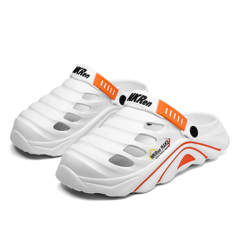 2025 Summer New Men's Slippers Comfortable Casual Slippers Outdoor Non Slip Thick Soled  Beach Non Slip Durable Daily Sandals