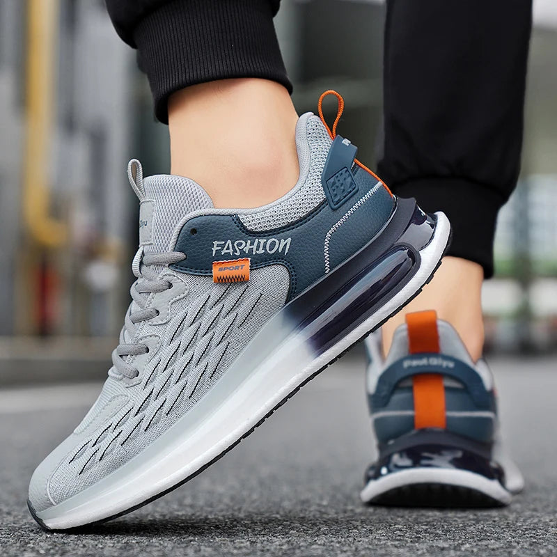 Men's Sports Shoes Comfortable and Breathable Mesh Lightweight Outdoor Casual Odor Proof and Wear Resistant Running Shoes