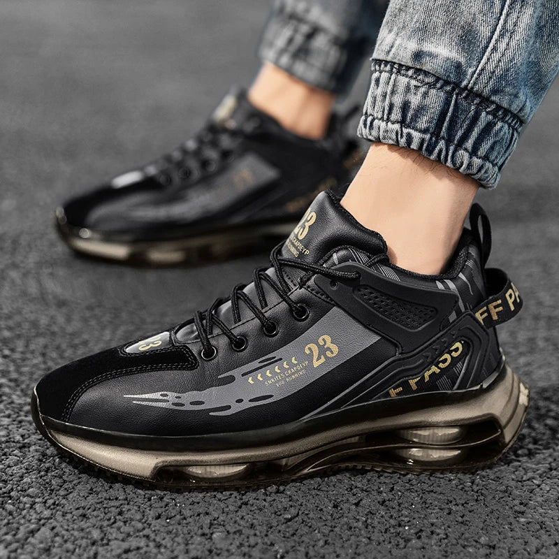 Men's Safety Shoes Summer New Breathable Versatile Casual Sneakers for Men Anti Slip Comfortable Outdoor Men's Running Shoes