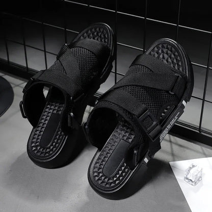 Men's Sandals Comfortable Anti Slip Soled Men's Shoes Breathable Versatile Beach Shoes Lightweight Fashionable Casual Slippers