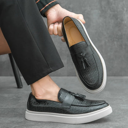 Fashionable Tassel Shoes From The United States Men Casual Comfortable Casual Shoes Men Business Travel Driving Shoes in 38-46