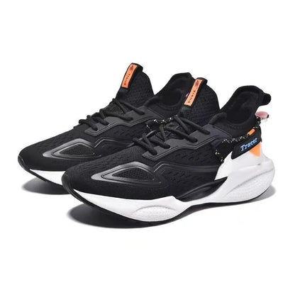 Men Casual Sneakers Fashion Outdoor Mesh Breathable Cushioning Basketball Footwear Daily Non Slip Running Shoes for Commuting