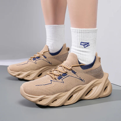 Men's Shoes Sneakers Casual Breathable Fashion Loafers Running Shoes Mesh Breathable and Durable All Season Shoes Size 39-46